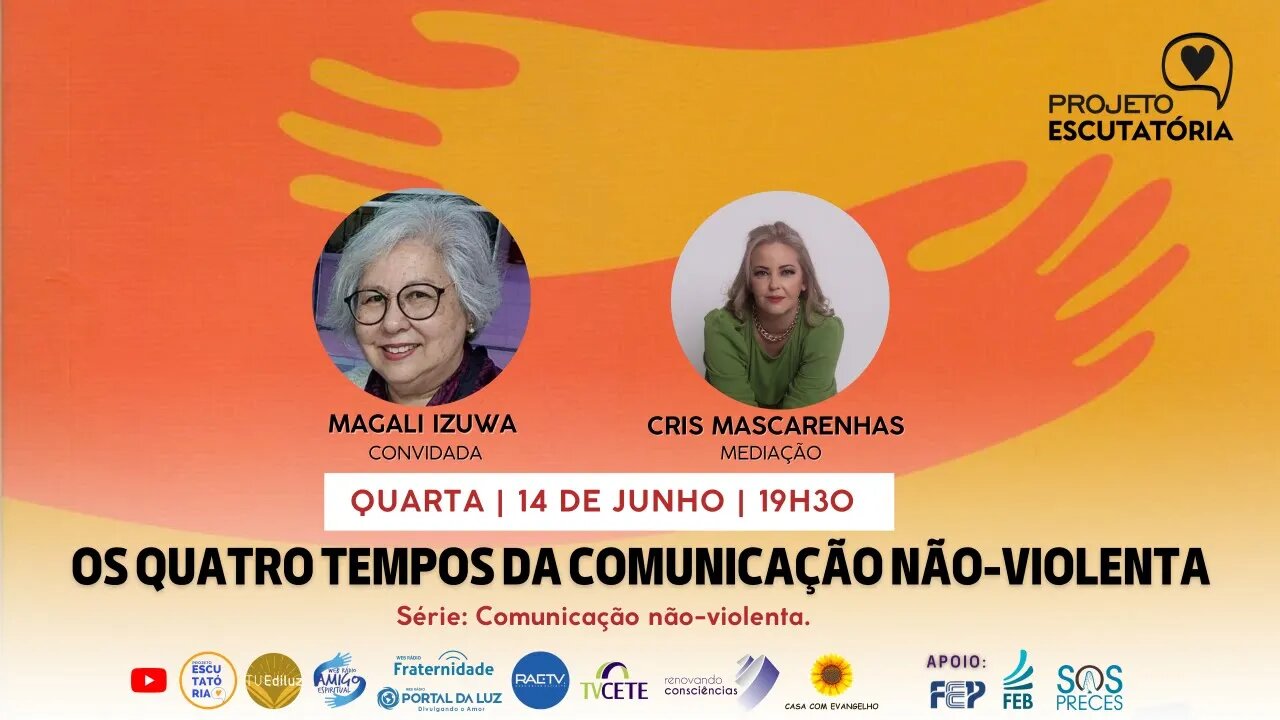 OS QUATRO TEMPOS DA COMUNICAÇÃO NÃO-VIOLENTA | Série "Comunicação não-violenta”- Projeto Escutatória