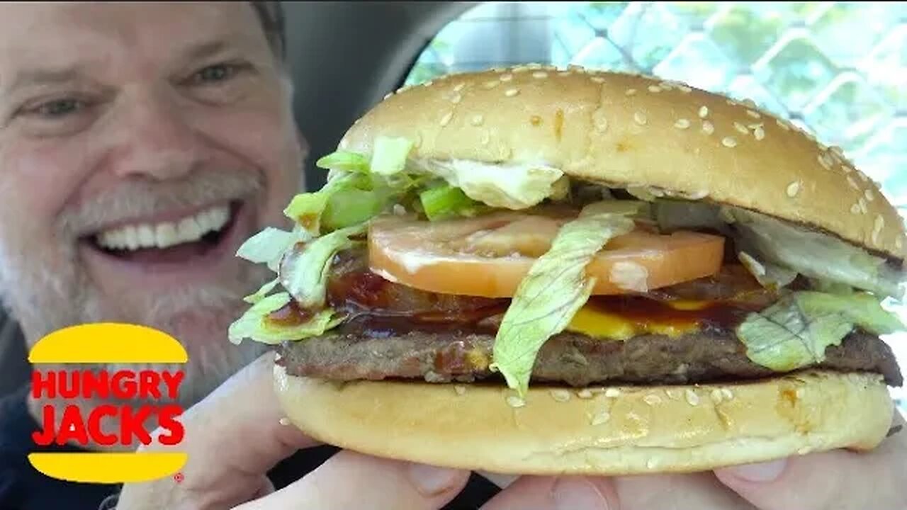 The Hungry Jacks Tropical Whopper