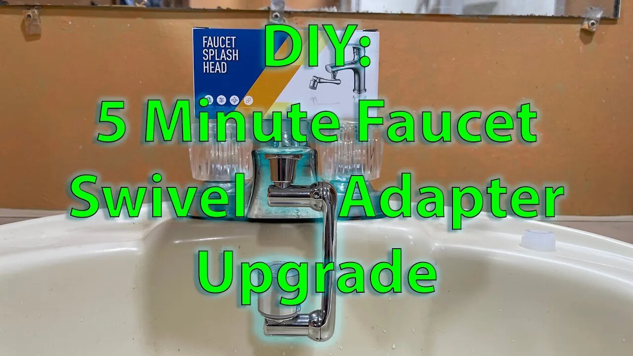 DIY: 5 Minute Faucet Upgrade (No Plumbing!)