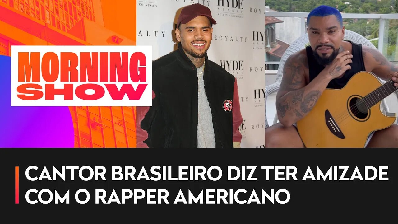 Chris Brown reage a publicação de Naldo Benny