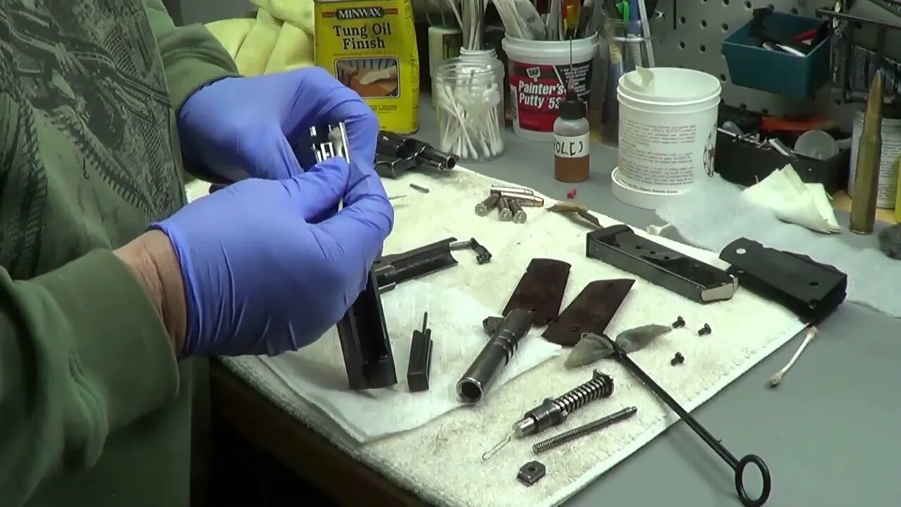 Part 1 of 2 - Complete Breakdown & Cleaning Of America Classic .45 1911 Semi-Auto Pistol