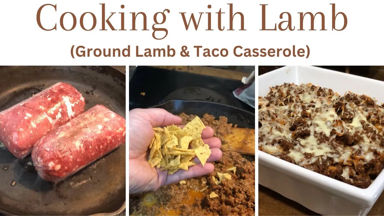 Cooking with Lamb | Taco Casserole | Ground Lamb