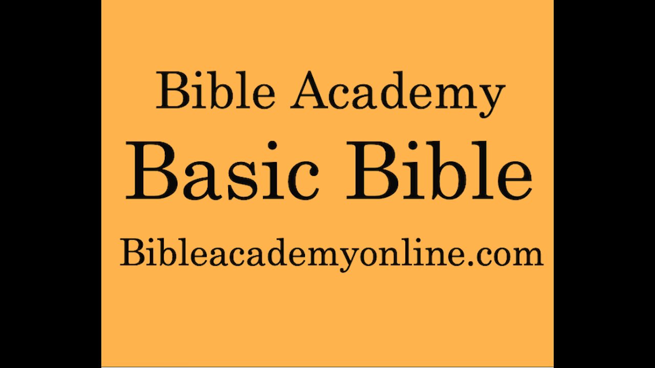 Basic Bible Lesson 10