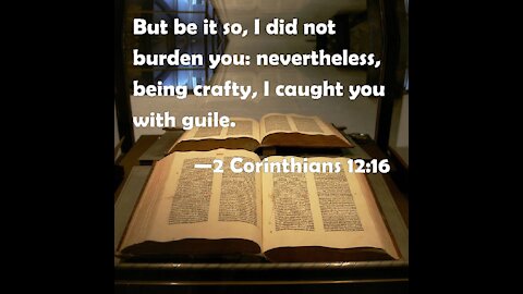 2 Corinthians 12:16