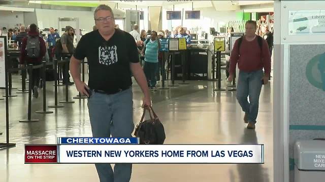 Travelers return to WNY from Las Vegas after shooting