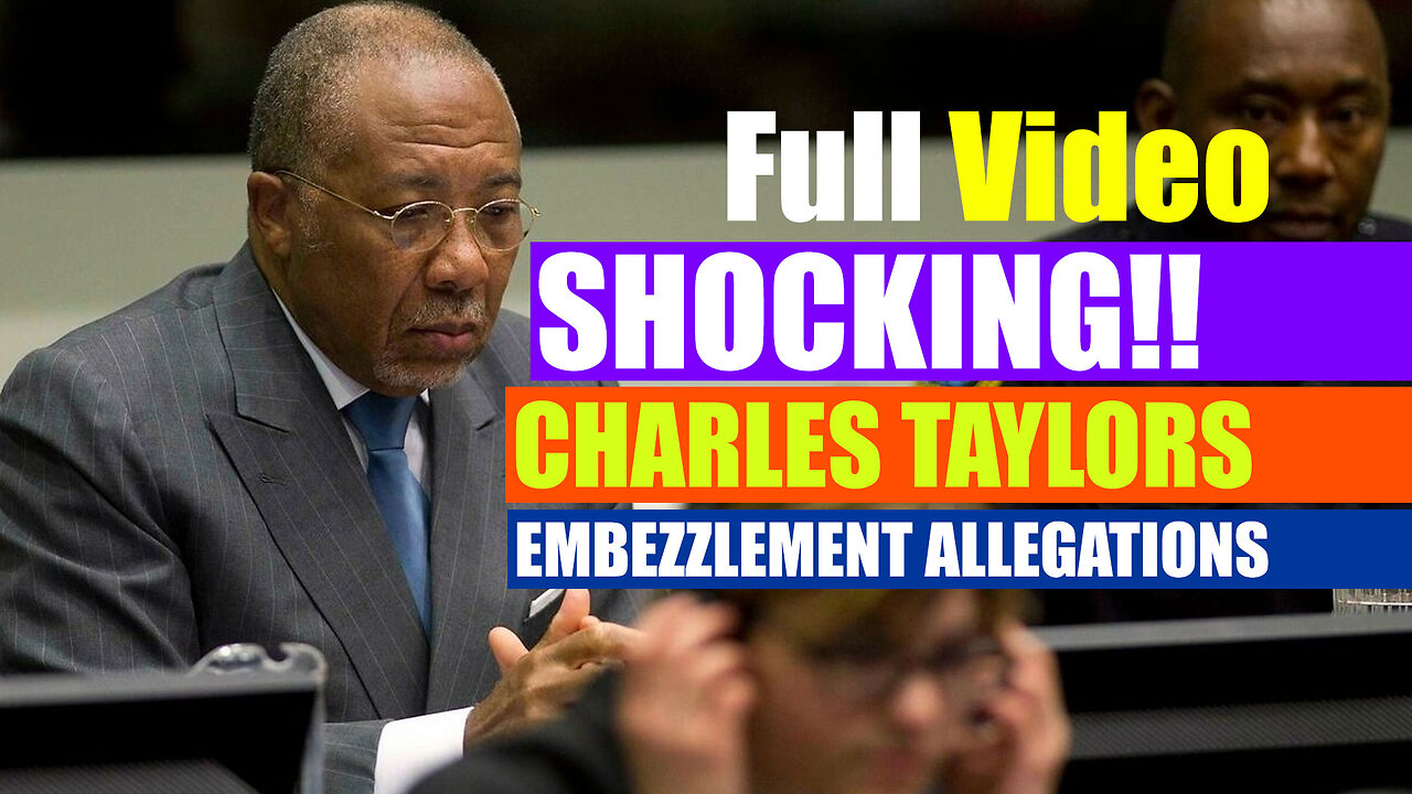 Former Deputy Finance Minister Of Liberia Testifies About Charles Taylor's Corruption - Full Video