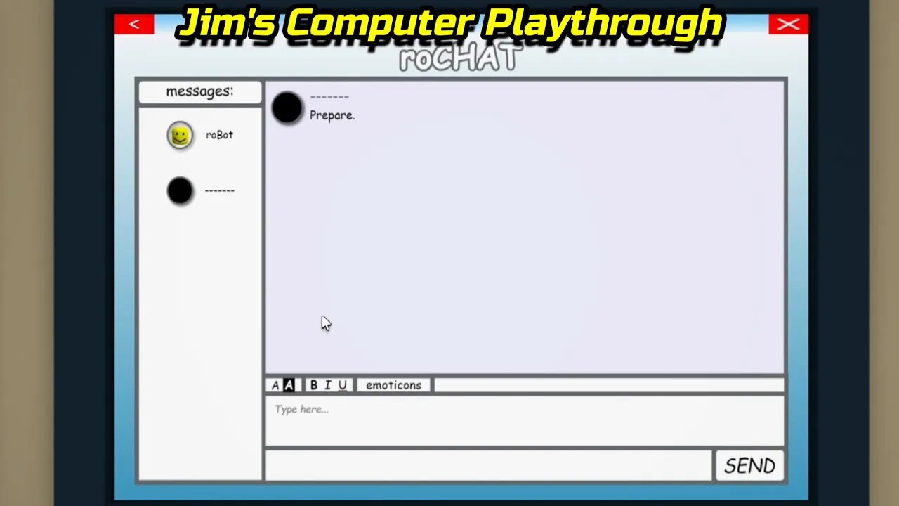 Jim's Computer! (Roblox Horror Gameplay) (No Commentary)