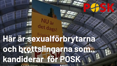 Här är de sexualförbrytare och brottslingar som kandiderar för POSK: