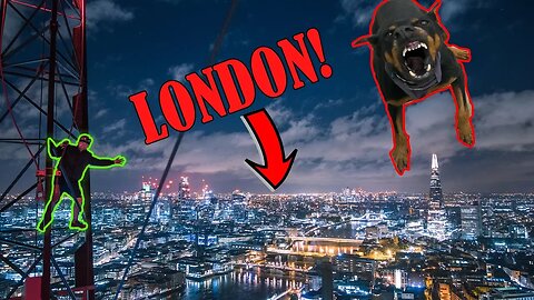 SNEAKING PAST GUARD DOGS TO CLIMB CRANE IN LONDON!