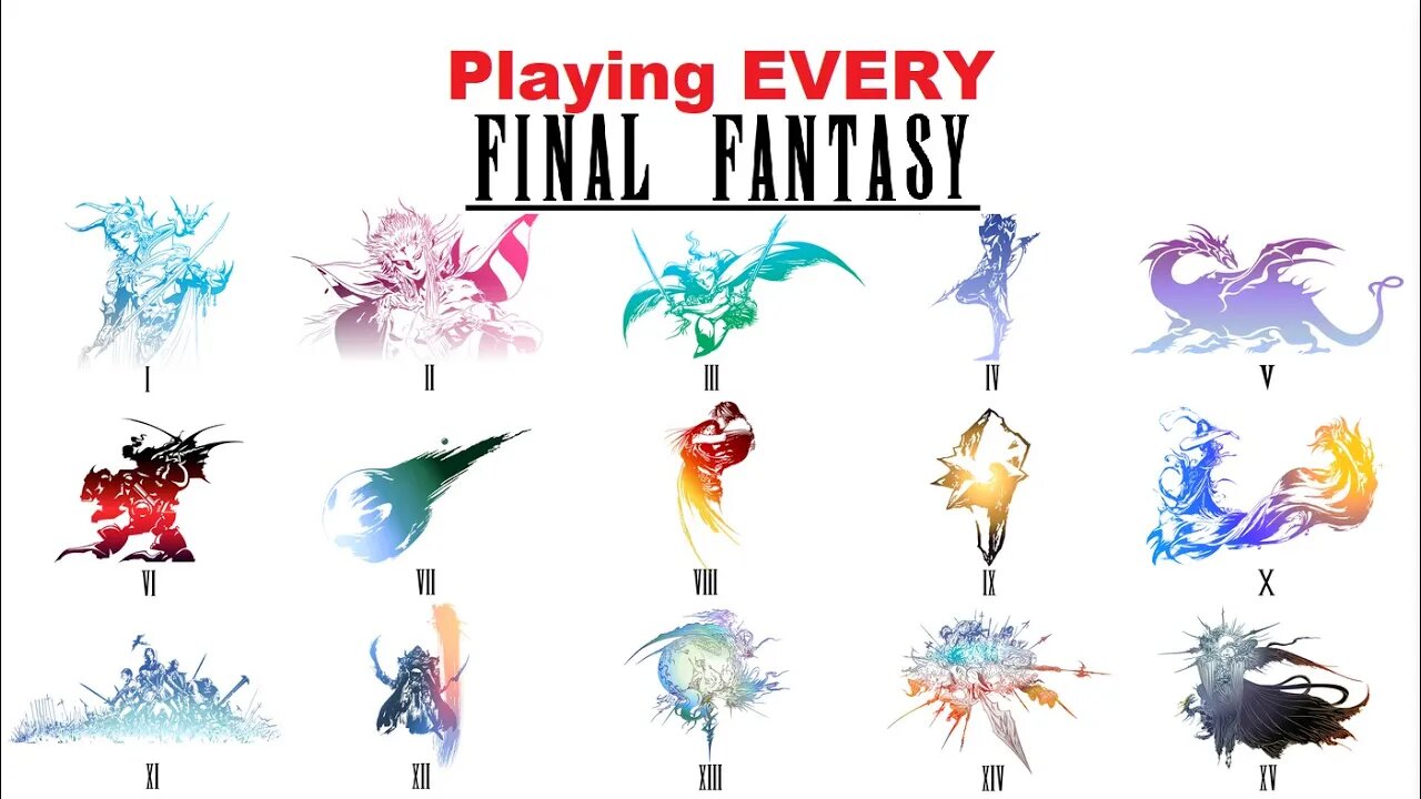 Playing (and beating) Every Mainline Final Fantasy Game