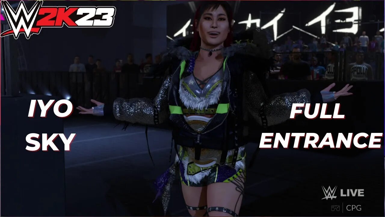 WWE 2k23 Iyo Sky Full Entrance