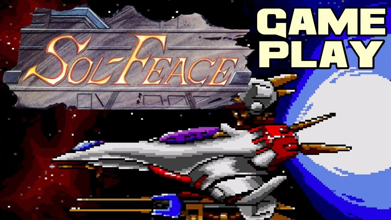 Sol-Feace - Sega CD Gameplay 😎Benjamillion