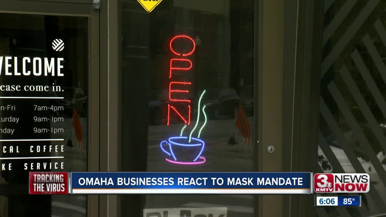 Omaha businesses react to mask mandate