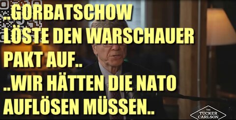 Tucker Carlson auf Deutsch - zu der NATO und dem Warschauer Pakt