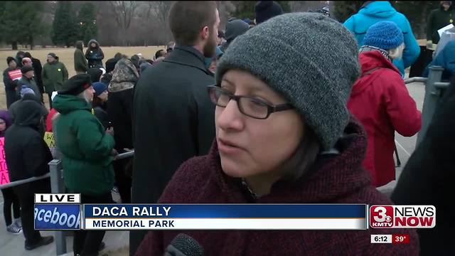 Prayer vigil at Memorial Park for Dreamers