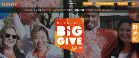 8th annual Nevada's Big Give underway