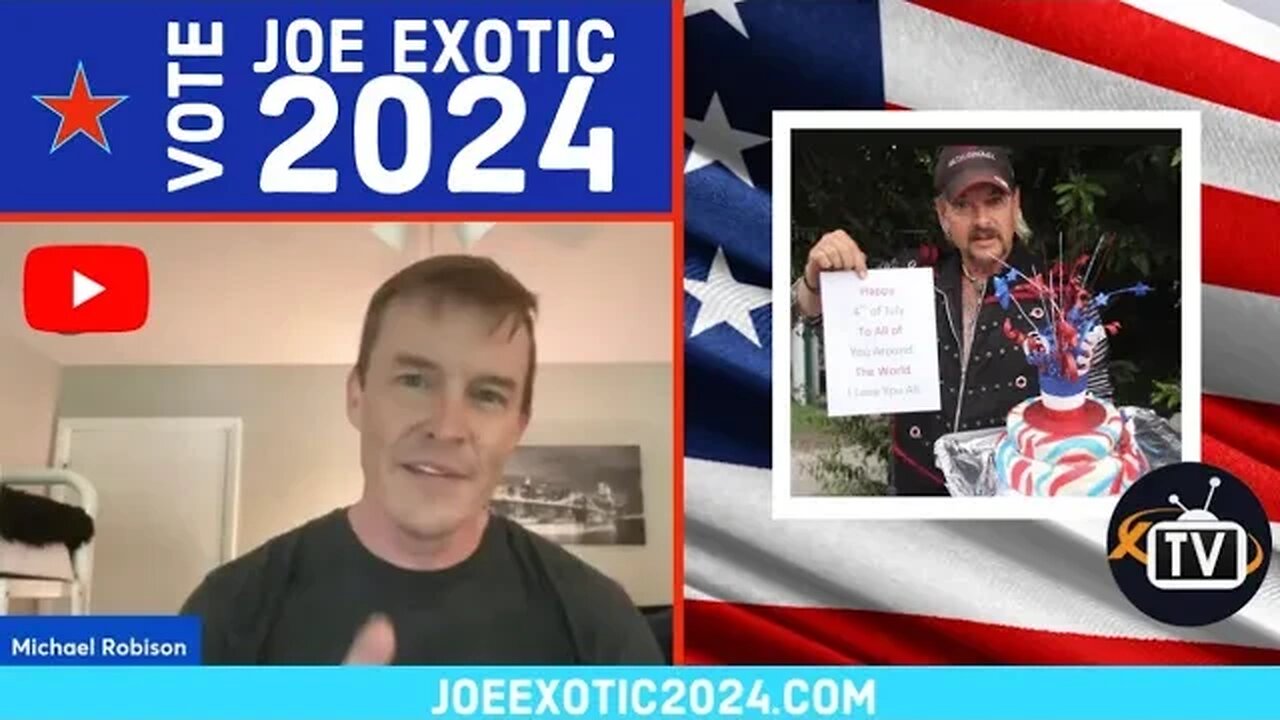 JoeExoticTV Live: 4th of July fight for Presidency and freedom