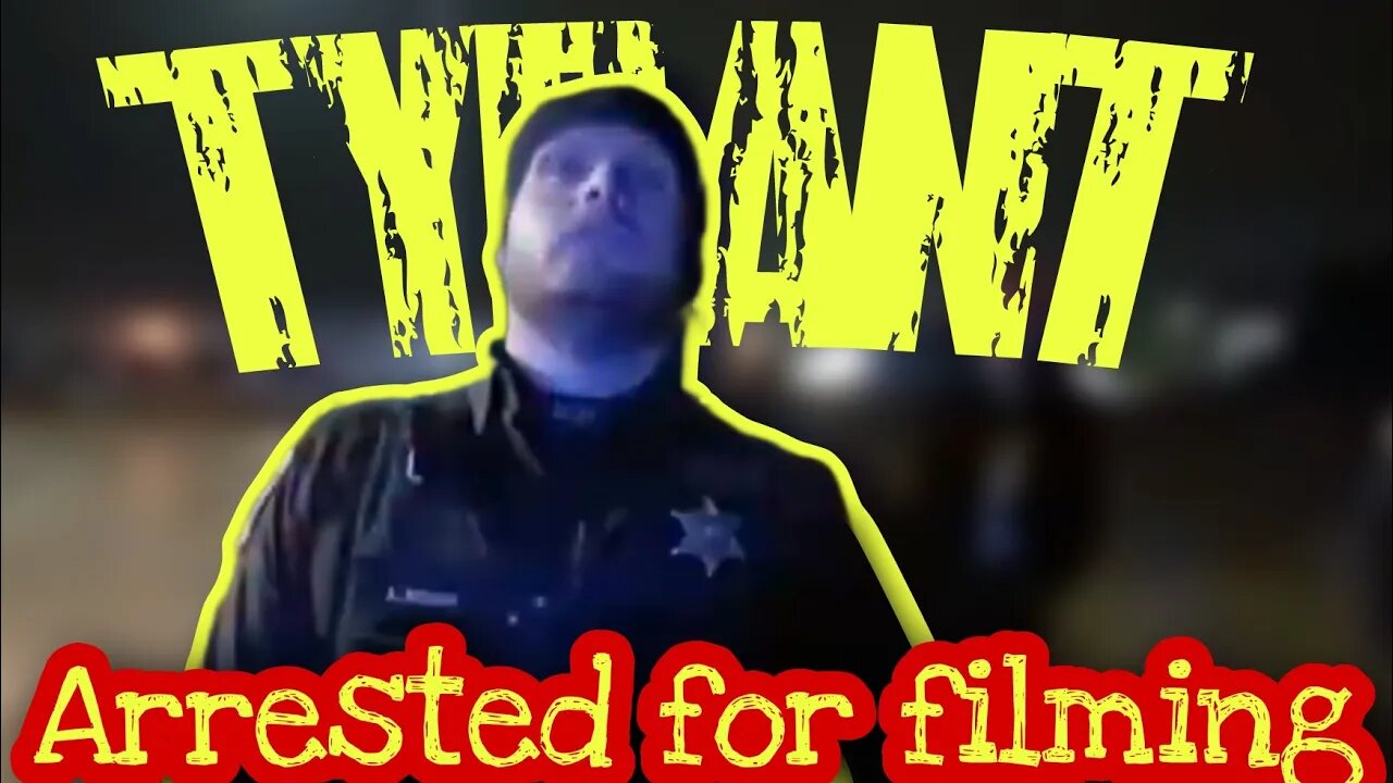 Arrested For Filming On A Public Sidewalk (re-upload due to copyright restrictions)