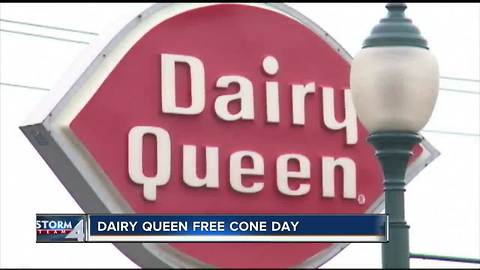 Dairy Queen gives out free cones Tuesday