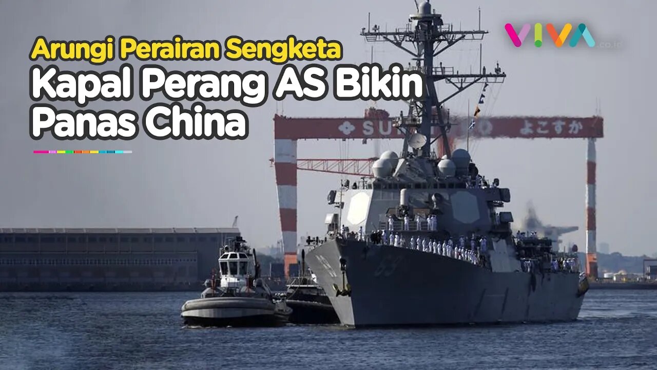 MEMANAS! USS Milius AS Arungi Perairan Sengketa China di Laut China Selatan