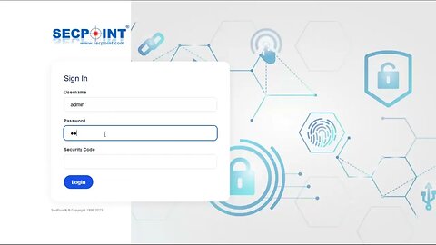 SecPoint Protector V62 UTM Firewall User 2FA