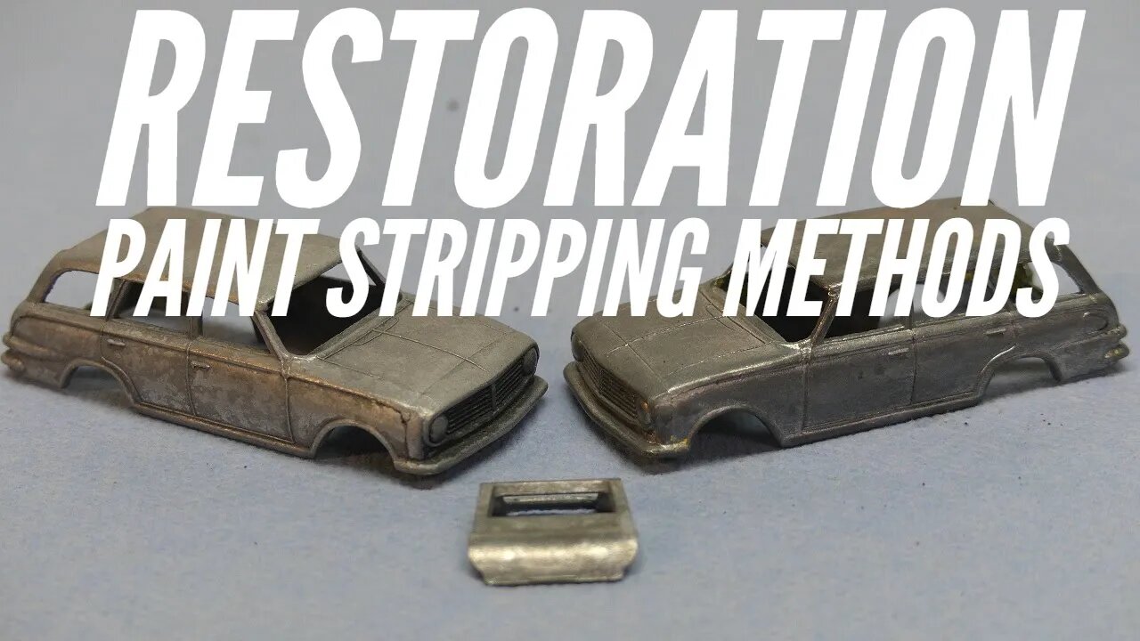 Matchbox Restoration - Paint Stripping - How to remove paint