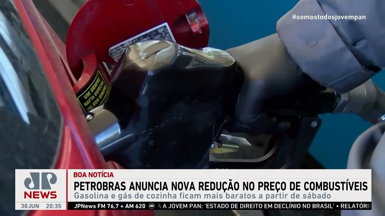 Petrobras anuncia nova redução nos preços dos combustíveis