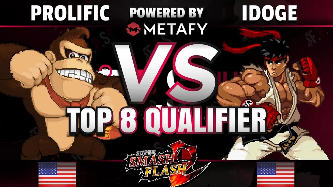 FPS4 Online - Prolific (Donkey Kong) vs. iDoge (Ryu) - SSF2 Top 8 Qualifier