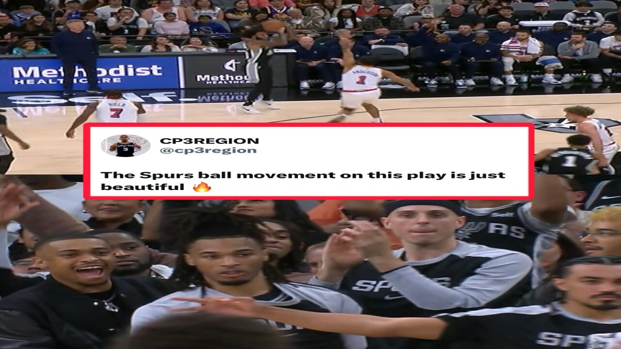 The Spurs ball movement was perfect 😮‍💨🔥