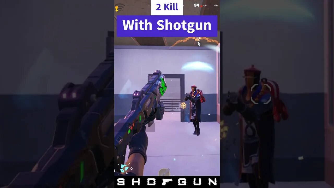 2 kill with shotgun #shotgun #kill #fortnite