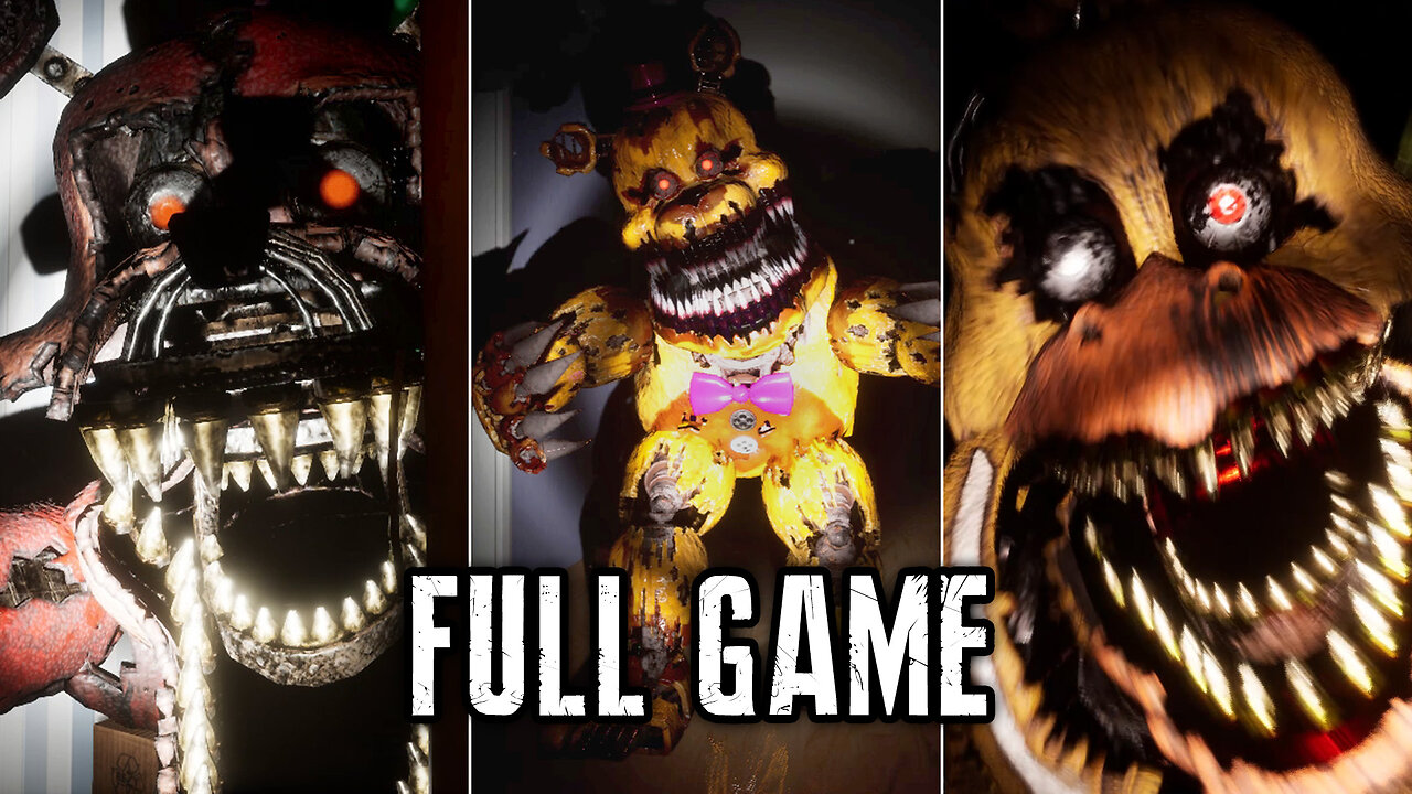 FNAF Nightmare Attack - Full Walkthrough