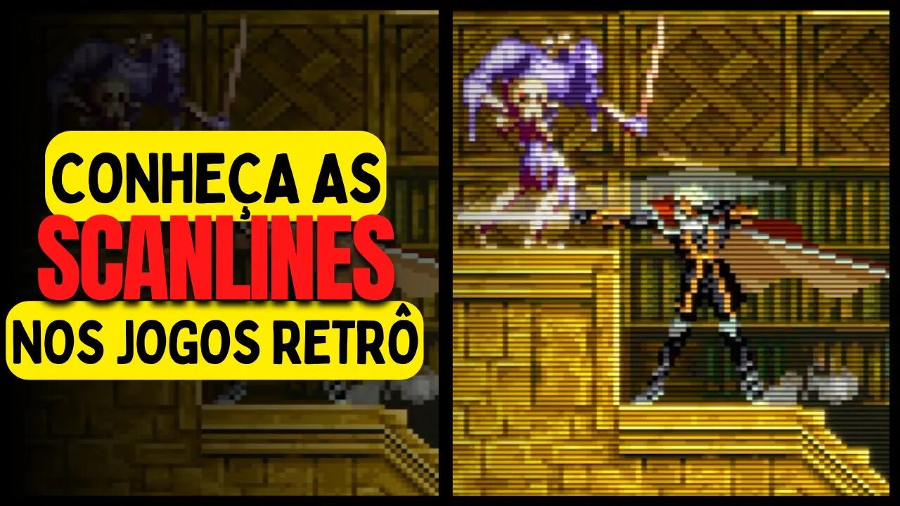 O significado das scanlines em jogos retrô: Desvendando seu propósito