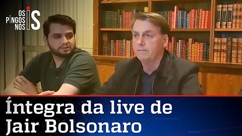 Confira na íntegra a live do presidente Jair Bolsonaro de 11/06/20