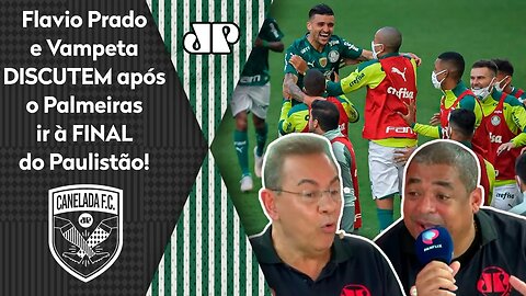 "O Palmeiras NÃO DEU A MÍNIMA pro Paulista e tá na FINAL!" Flavio e Vampeta DISCUTEM!