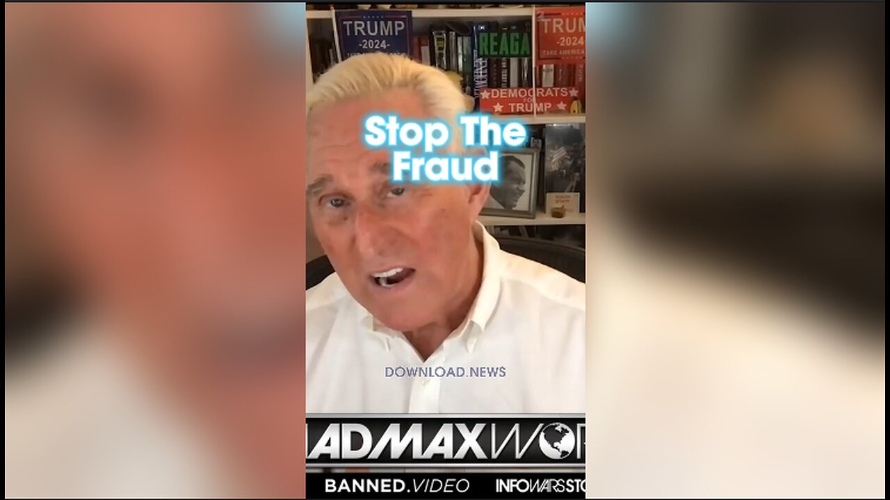 Alex Jones & Roger Stone: Fix Florida Voter Rolls To Stop Election Fraud - 4/12/24