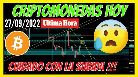 🔴ANÁLISIS CRIPTOMONEDAS HOY✅LA ESTRUCTURA en BTC Continua Siendo BAJISTA😱