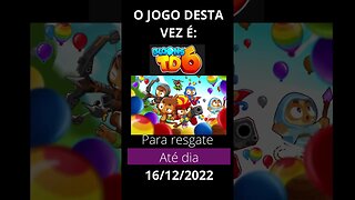 JOGO GRÁTIS NA EPIC GAMES - Bloons TD 6