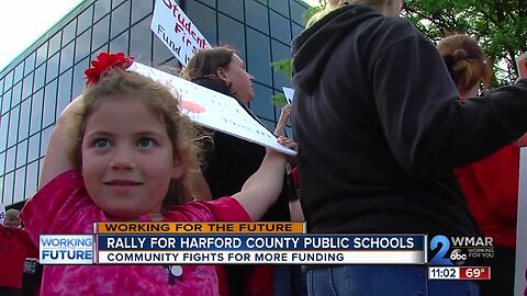 Educators and activists rally to increase funding for Harford County Public Schools