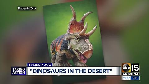 Dinosaurs in the Desert coming to Phoenix Zoo