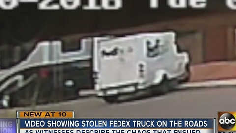 FedEx truck tracked down after it was stolen in Glendale