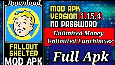 Fallout Shelter Mod Apk (unlimited Money, unlimited lunchboxes) V 1.15.4