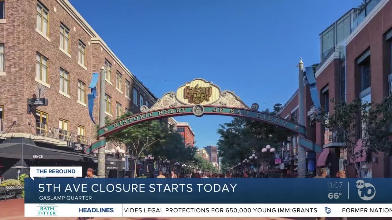 5th Ave closure starts today