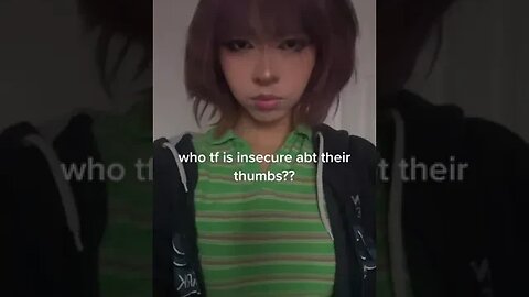 Who Tf Is Insecure Abt Their Thumbs?? Video By Leoneowo #Shorts