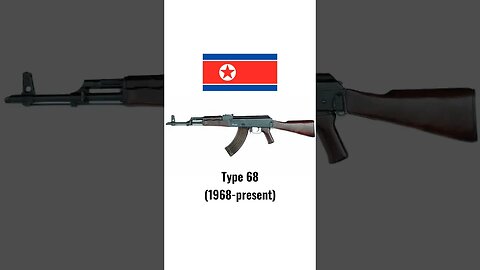 Evolution of North Korea military service rifles #military #rifle #northkorea #shorts