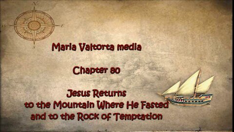 Jesus Returns to the Mountain Where He Fasted and to the Rock of Temptation