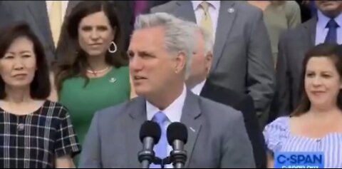 👏Kevin McCarthy: “Pelosi thinks the storm is coming.”