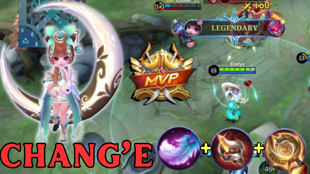 9 Kills! MVP! Mythic Ranked Chang'e! | MLBB | Mobile Legends | Mobile Legends: Bang Bang |