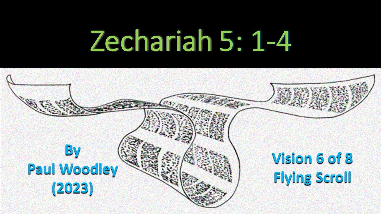 Giant flying scroll - Zech 5: 1 - 4 - 6th vision