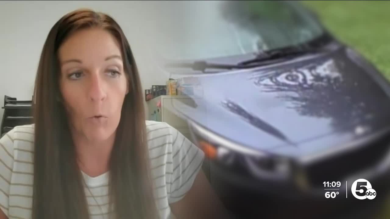 Indiana woman in town to meet with Cleveland Clinic, has Kia minivan stolen