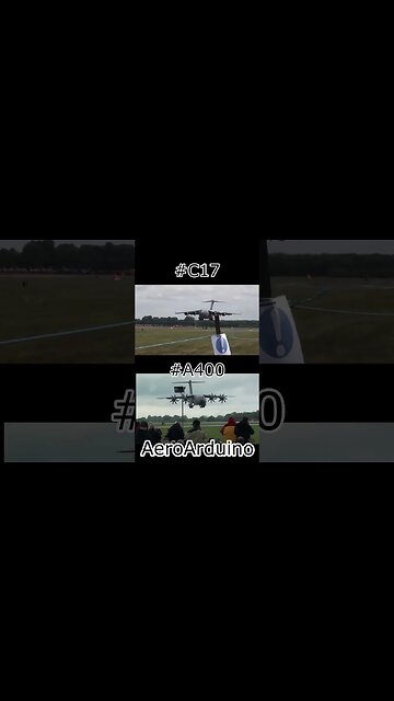 Massive Giants Landing #C17 #A400 #Aviation #Flying #AeroArduino